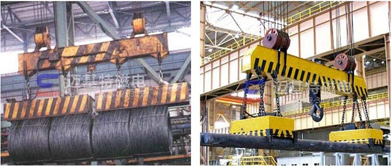 MW12系列、MW15系列吊運(yùn)捆扎螺紋鋼、圓鋼用起重電磁鐵